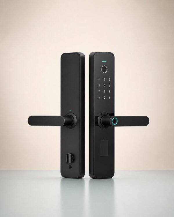 Avera LWB26 semi-automatic smart door lock, portrait product image